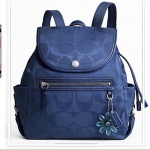 Like New Coach Fabric Mini Backpack
